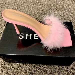 Pink cute heels